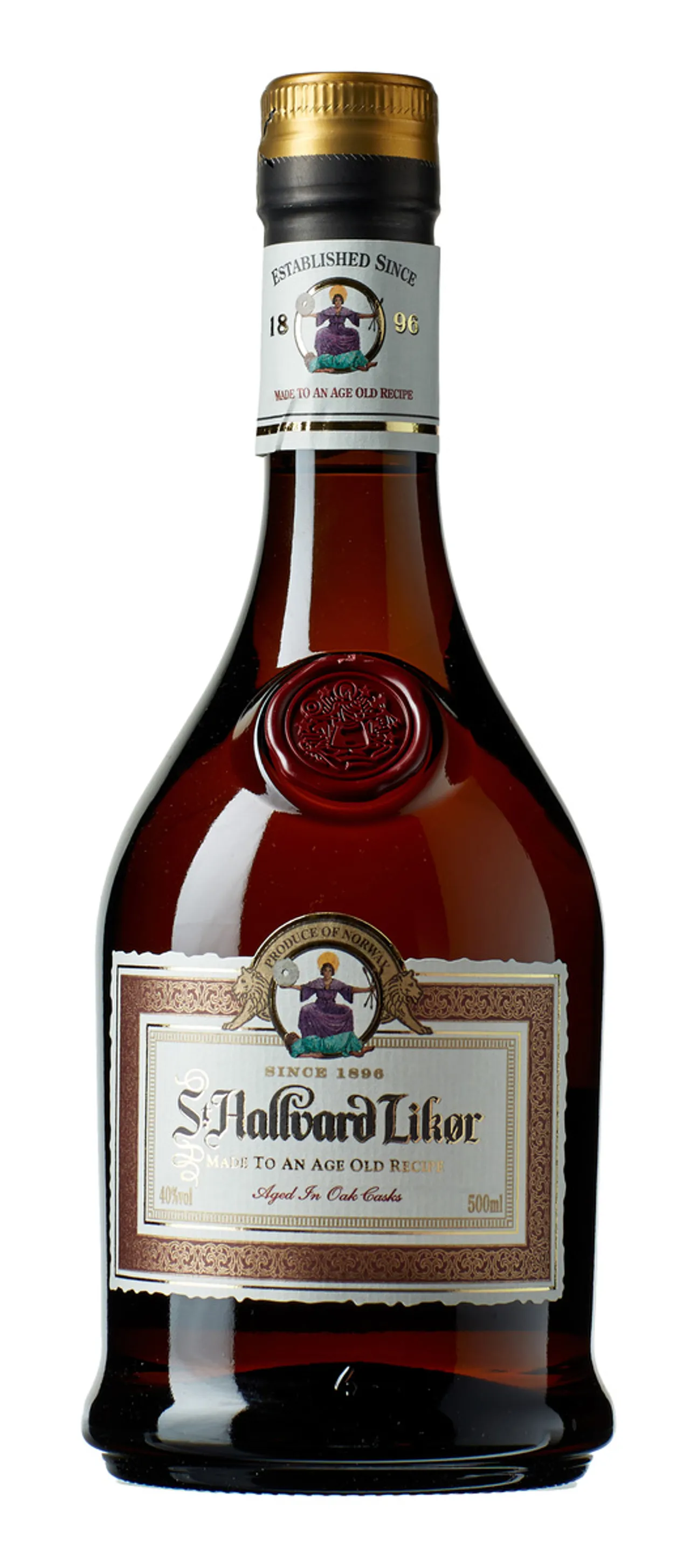 ST. HALLVARD-LIKØR 40% 50CL