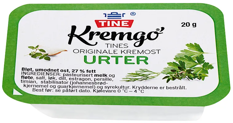 Kremgo' Urter/Kuvert 96x20g Tine