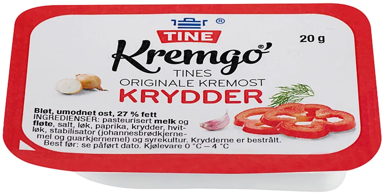 Kremgo' Krydder/Kuvert 96x20g Tine