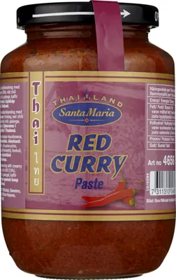 RED CURRY PASTE 470G SANTA MARIA RED CURRY PASTE 470G SANTA MARIA