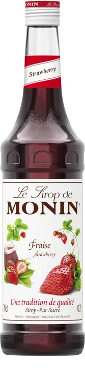 MONIN JORDBÆR SIRUP 70CL MONIN JORDBÆR SIRUP 70CL