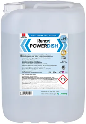 Renax Powerdish L46, 10l Flytende Maskinoppvask