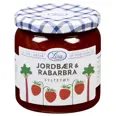 LISA JORDBÆR- OG RABARBRASYLTETØY 420G