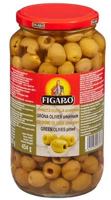 Oliven Grønn U/Sten 920g Figaro