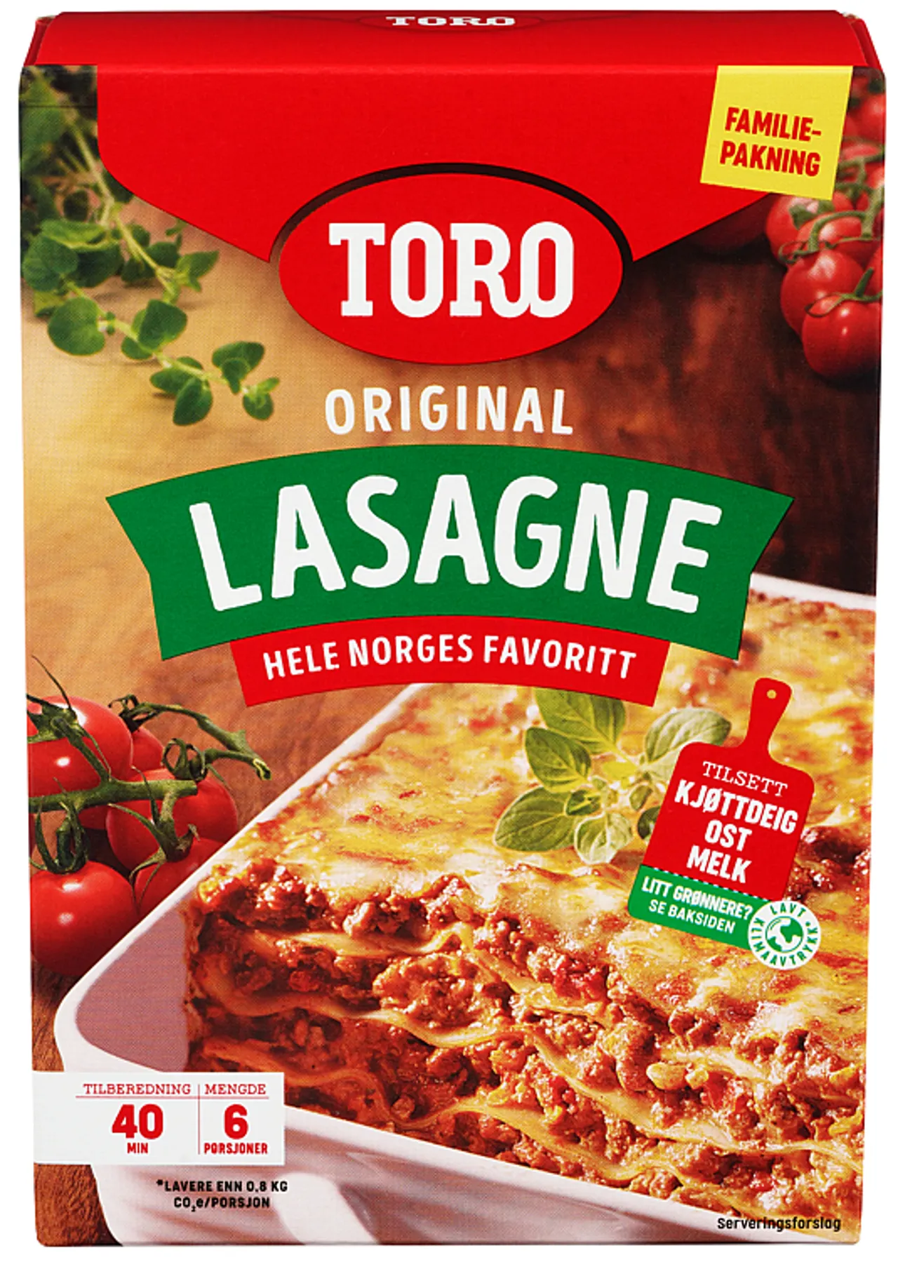 LASAGNE FAMILIEPK 5X320G
