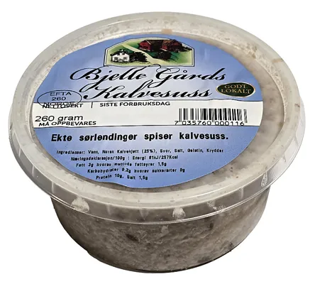Bjelle Kalvesuss 260g