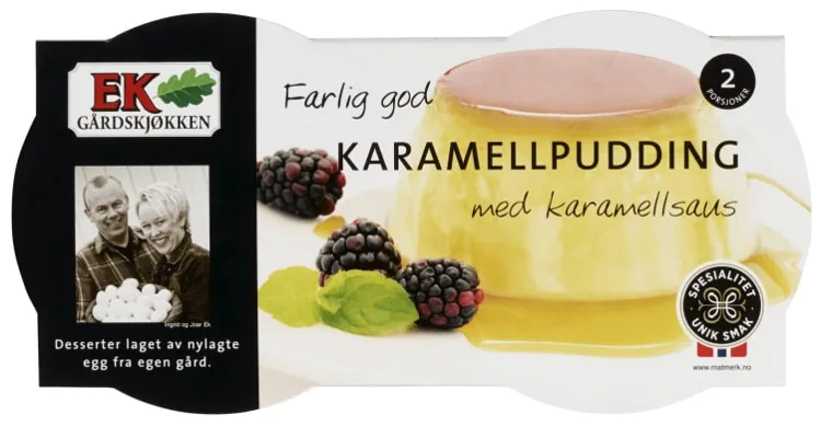 Ek Karamellpudding 2pk M/Saus