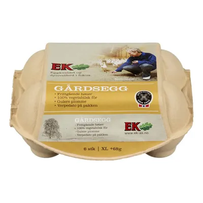 Ek Gårdsegg Xl 6stk Spesialitet