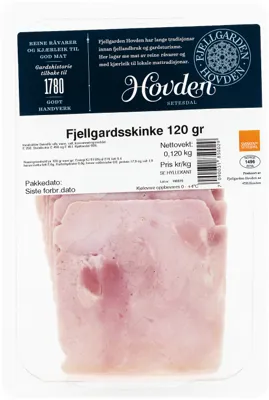 Hovden Fjellgardsskinke Urøkt 120g