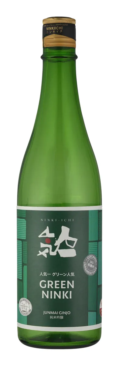 Ninki Green Organic Junmai Ginjo 15% 72cl Ninki Green Organic Junmai Ginjo 15% 72cl