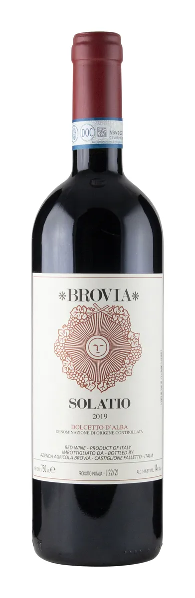 Brovia Dolcetto Solatio 2019 14% 75cl Brovia Dolcetto Solatio 2019 14% 75cl