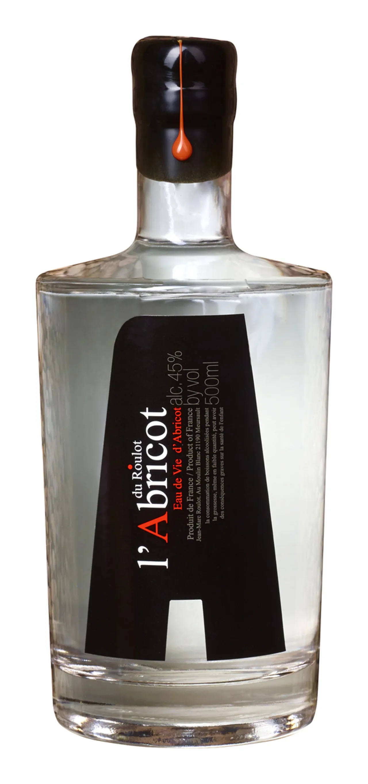 ROULOT ABRICOT EAU DE VIE BLANC 45% 50CL