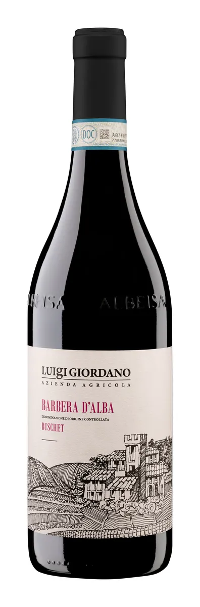 GIORDANO BARBERA D'ALBA BUSCHET 2022 14% 75CL GIORDANO BARBERA D'ALBA BUSCHET 2022 14% 75CL