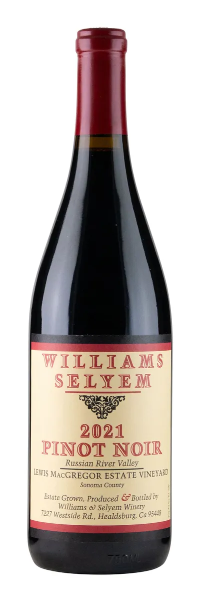 WILLIAMS SELYEM MACGREGOR PINOT NOIR 2021 13,7% 75CL WILLIAMS SELYEM MACGREGOR PINOT NOIR 2021 13,7% 75CL