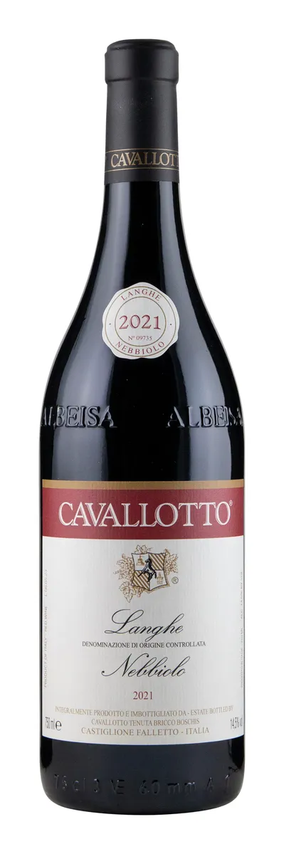 CAVALLOTTO LANGHE NEBBIOLO 2021 14,5% 75CL CAVALLOTTO LANGHE NEBBIOLO 2021 14,5% 75CL