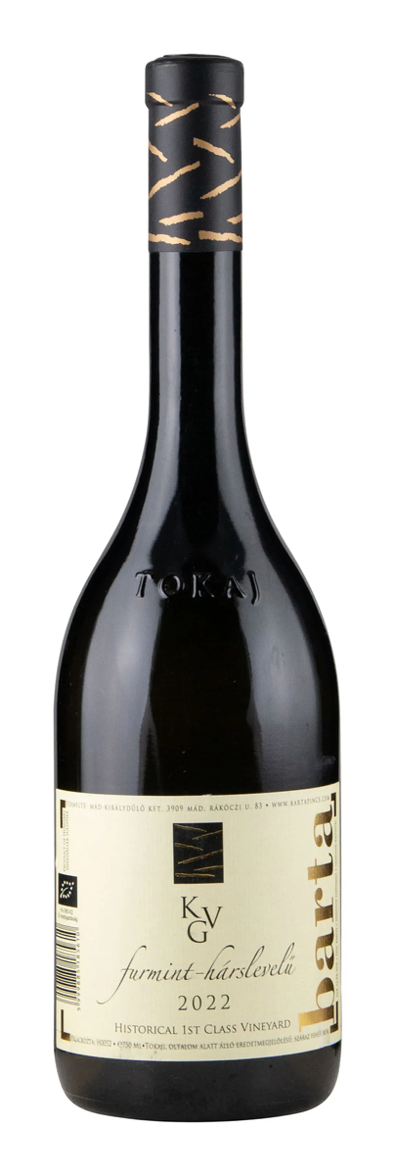 BARTA KVG TOKAJI FURMINT HARSLEVELU 2022 12,5% 75CL