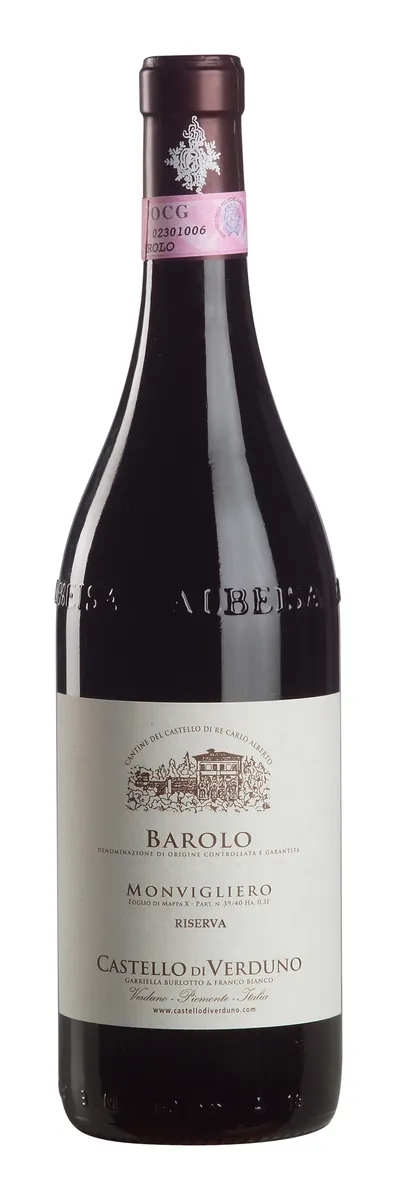 CAST VERDUNO BAROLO MONVIGLIERO RIS 2017 14,5% 75CL CAST VERDUNO BAROLO MONVIGLIERO RIS 2017 14,5% 75CL