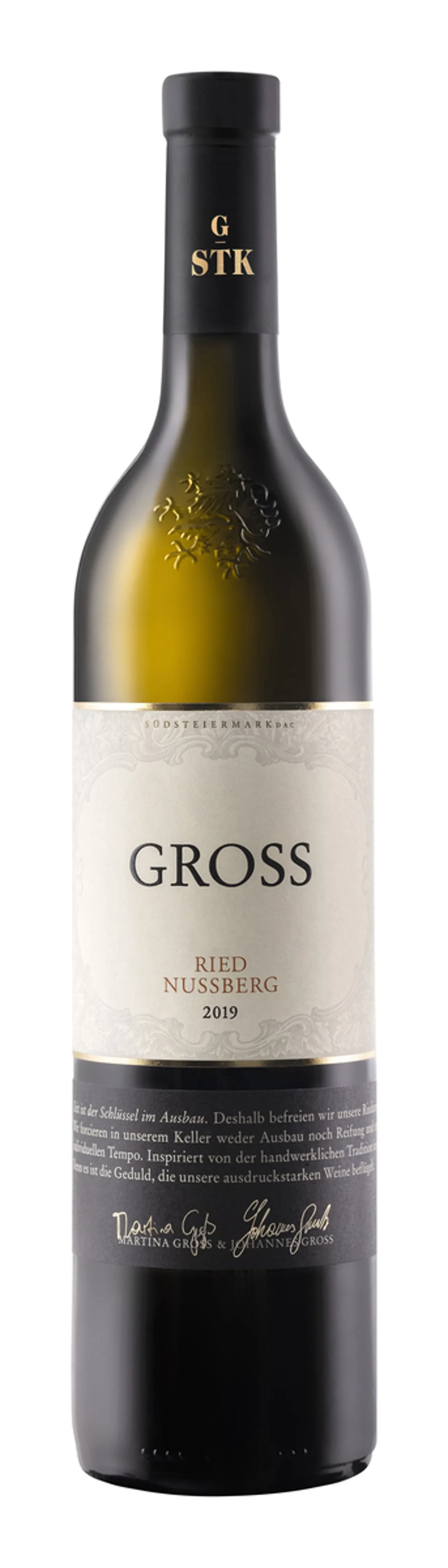 GROSS RIED NUSSBERG SB GROSSE STK 2020 13,5% 75CL