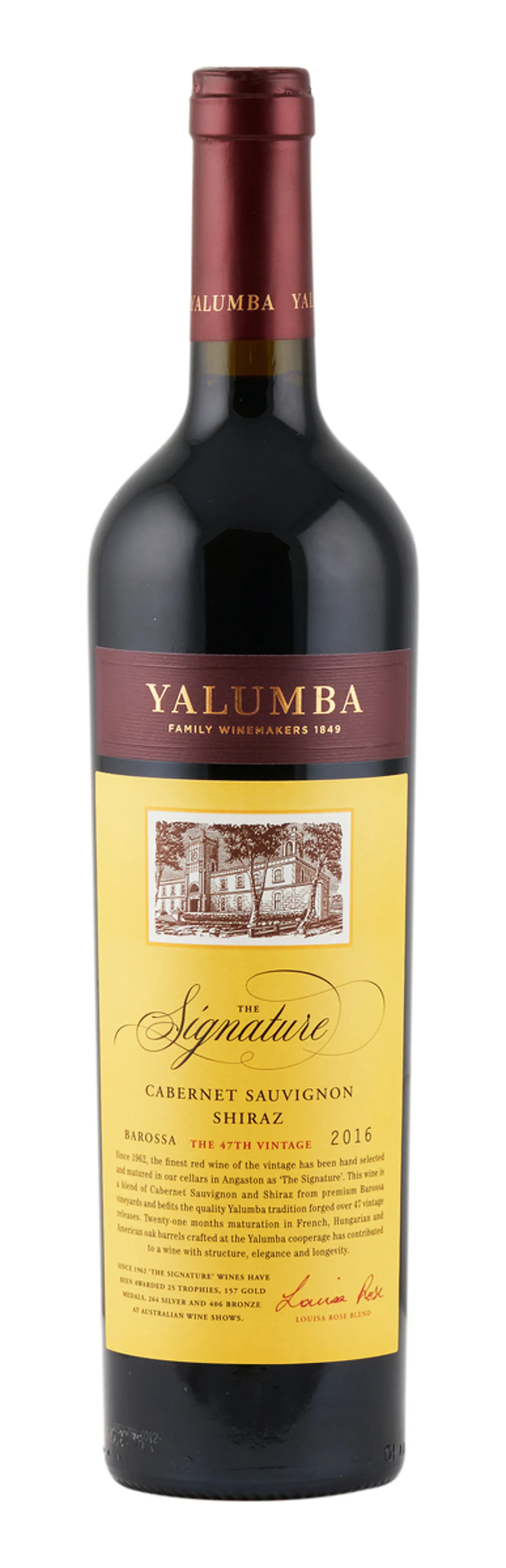 YALUMBA THE SIGNATUREAB SAUV SHIRAZ 14,5% 75CL