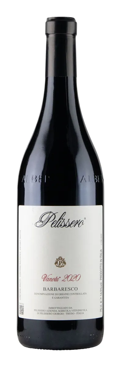 PELISSERO BARBARESCO VANOTU 2020 14,5% 75CL PELISSERO BARBARESCO VANOTU 2020 14,5% 75CL