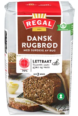 Regal Rugbrød Dansk 1kg