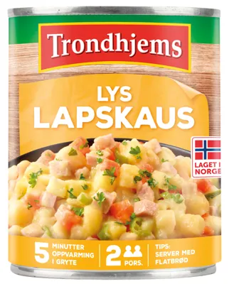 LYS LAPSKAUS HERMETIKK TRONDHJEMS 12X800G LYS LAPSKAUS HERMETIKK TRONDHJEMS 12X800G