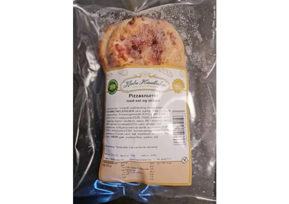 Klæbu Pizzasnurrer Ost/Skinke Glutenfri Fryst 2pk 300g
