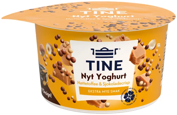YOG NYT NØTTETOFFEE/SJOKOCRISP 119G TINE YOG NYT NØTTETOFFEE/SJOKOCRISP 119G TINE