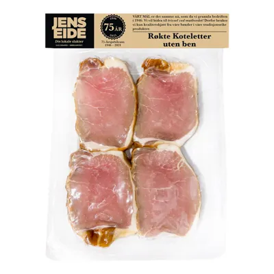 Jens Eide Røkte Koteletter Uten Ben Ca. 450g