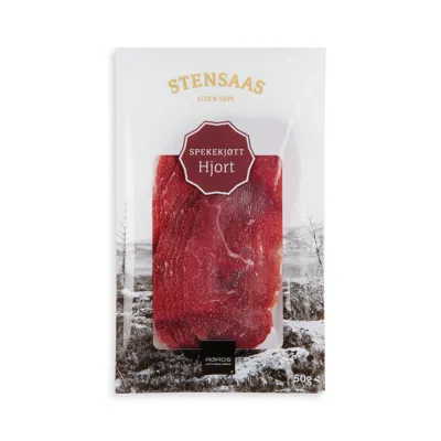 Stensaas Hjort Spekekjøtt Skivet 50g