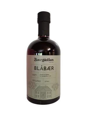 Bærgården Blåbærsaft 0,5l Fl