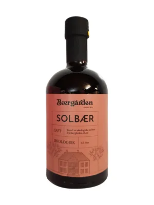 Bærgården Solbærsaft Økologisk 0,5l Fl