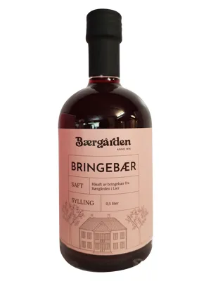 Bærgården Bringebærsaft 0,5l Fl