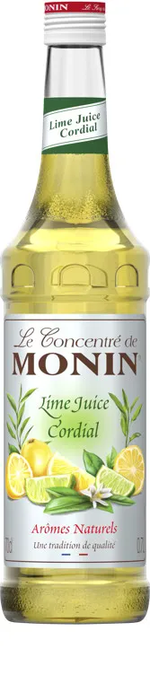 MONIN LIME JUICE CORDIAL 70CL MONIN LIME JUICE CORDIAL 70CL