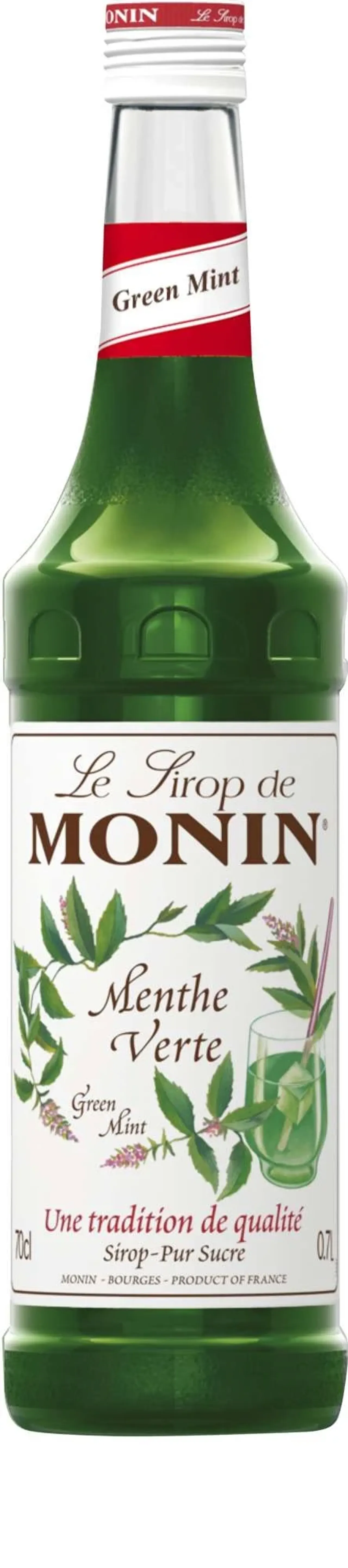 MONIN GRØNN MYNTE SIRUP 70CL