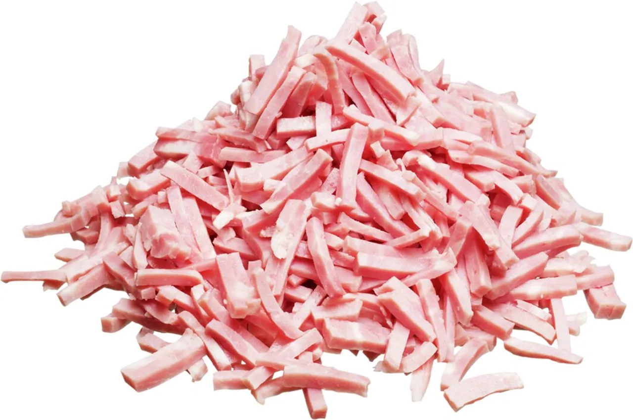 PIZZASKINKE KOKT STRIMLET 1,5KG