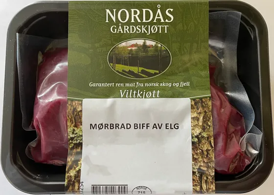 Nordås Mørbrad Av Elg Fryst Ca. 500g