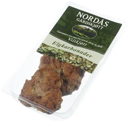 Nordås Elgkarbonader 4stk 360g