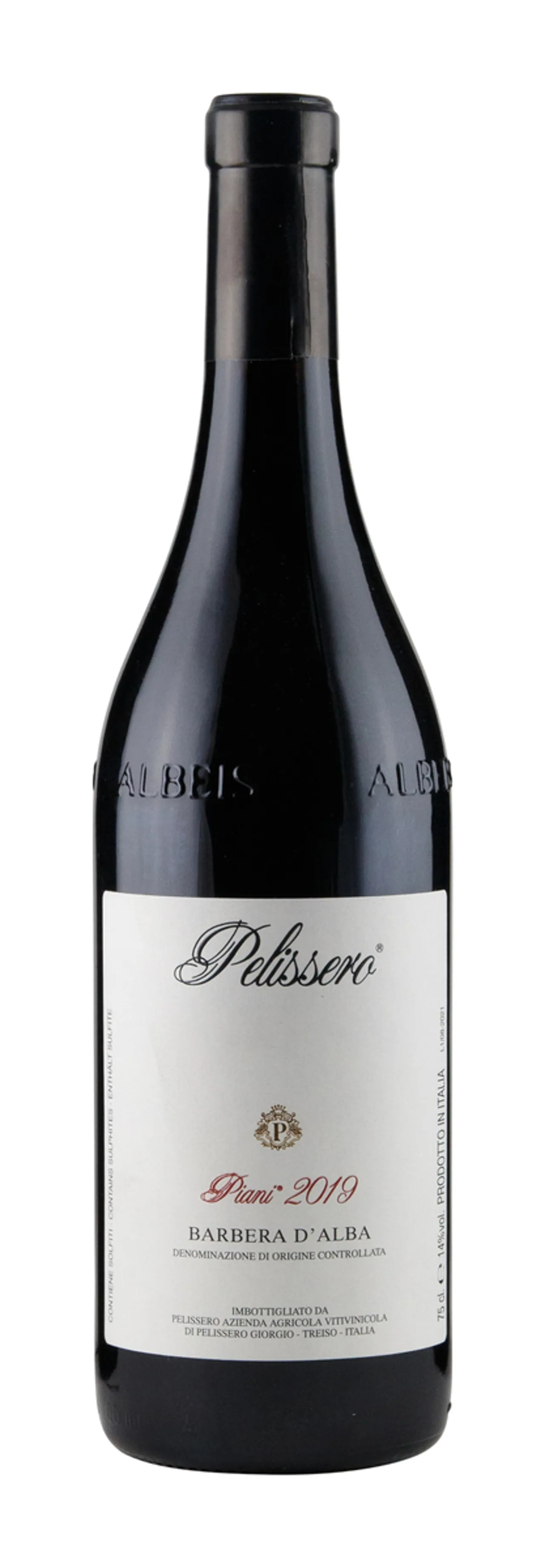 PELISSERO BARBERA D ALBA PIANI 14,5% 75CL