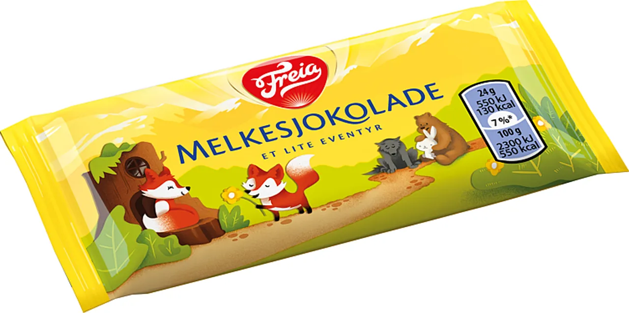 MELKESJOKOLADE EVENTYR 24G FREIA