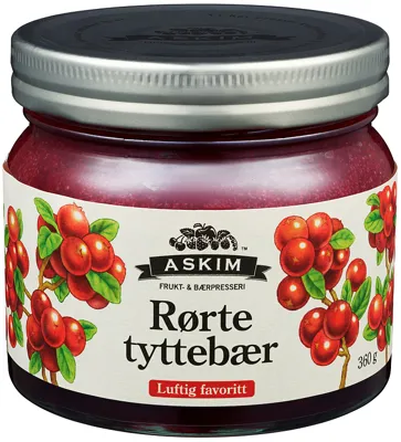 Afb Rørte Tyttebær 360g