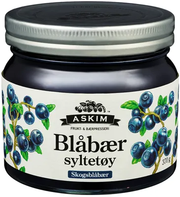 Afb Blåbærsyltetøy 370g