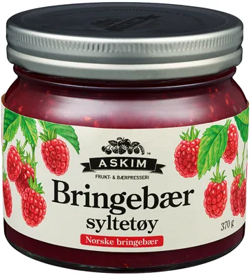 Afb Bringebærsyltetøy 370g