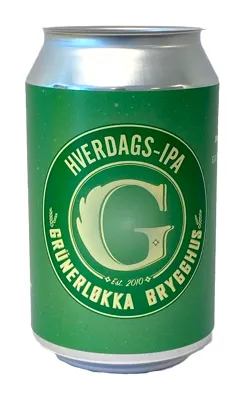Grünerløkka Hverdags-Ipa 4,7% 0,33l Bx