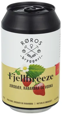 Røros Bryggeri Fjellbreeze Jord, Rab, Vod 4,2% 0,33l Bx