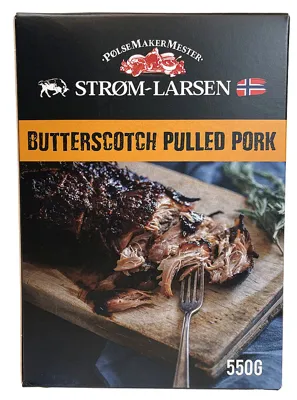 Strøm-Larsen Butterscotch Pulled Pork 450g