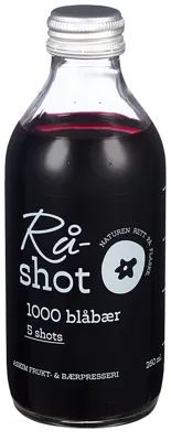 Afb Råshot Blåbær 260ml
