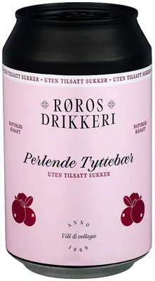 Røros Drikkeri Perlende Tyttebær U/Sukker 0,33l Bx