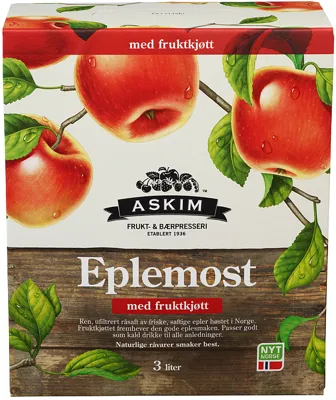 Afb Eplemost M/Fruktkjøtt 3l 1/3 Pall