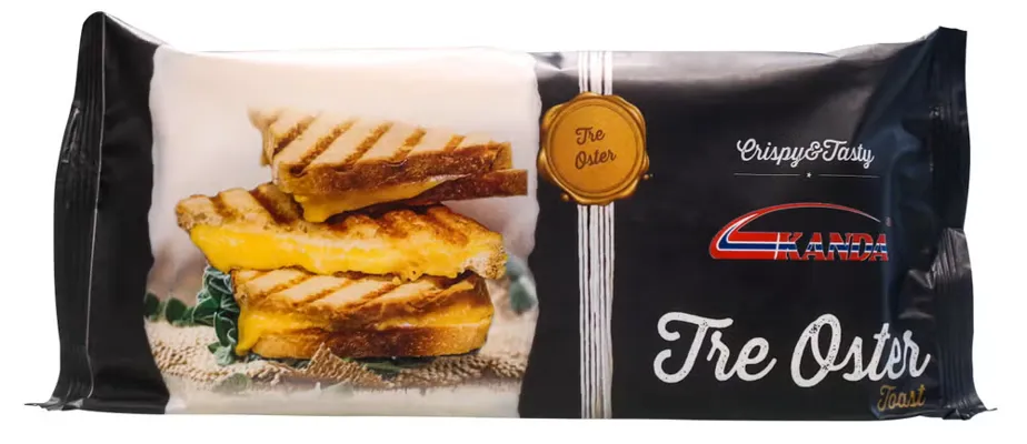 Kanda Toast Tre Oster Fryst 2pk 166g